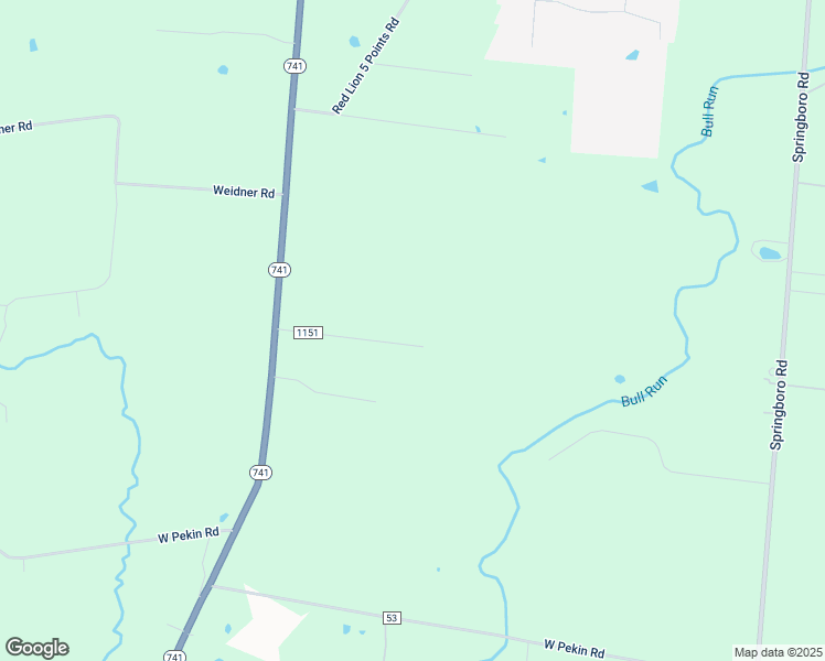 map of restaurants, bars, coffee shops, grocery stores, and more near 1690 Ryan Road in Springboro