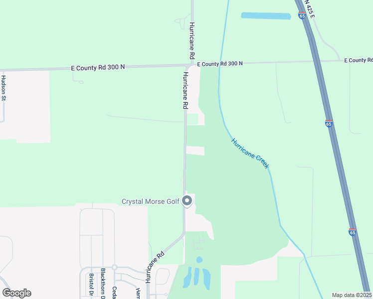 map of restaurants, bars, coffee shops, grocery stores, and more near 2605 County Road 350 East in Franklin