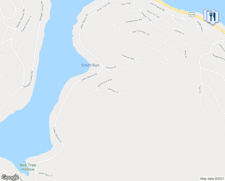 map of restaurants, bars, coffee shops, grocery stores, and more near 34 Lehman Lane in Oakland