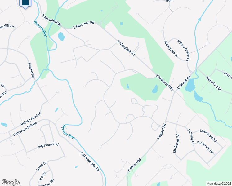 map of restaurants, bars, coffee shops, grocery stores, and more near 1506 Sunningdale Way in Bel Air