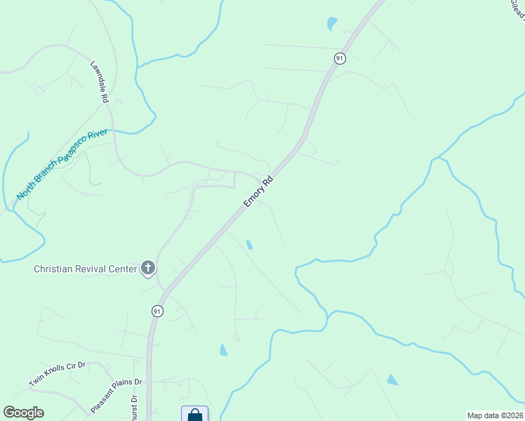 map of restaurants, bars, coffee shops, grocery stores, and more near 2100 Brookmead Court in Reisterstown