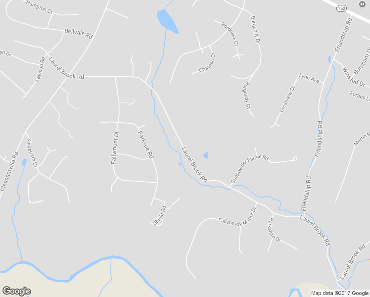 map of restaurants, bars, coffee shops, grocery stores, and more near 1711 Laurel Brook Road in Fallston