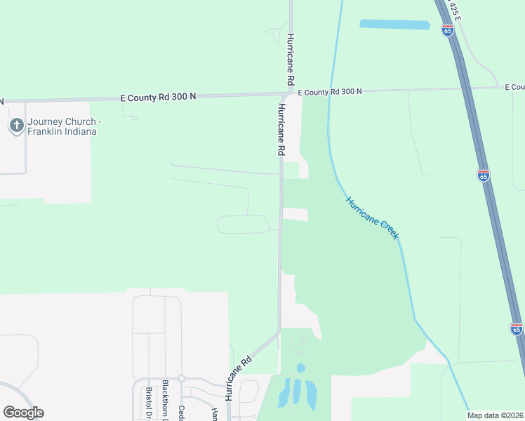 map of restaurants, bars, coffee shops, grocery stores, and more near 2630 County Road 350 East in Franklin