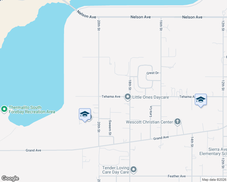 map of restaurants, bars, coffee shops, grocery stores, and more near 1882 Tehama Avenue in Oroville