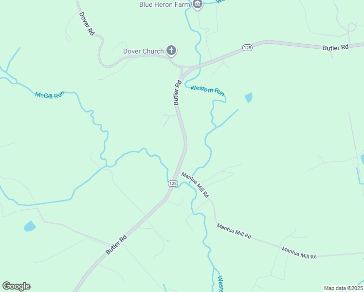 map of restaurants, bars, coffee shops, grocery stores, and more near 3456 Butler Road in Reisterstown