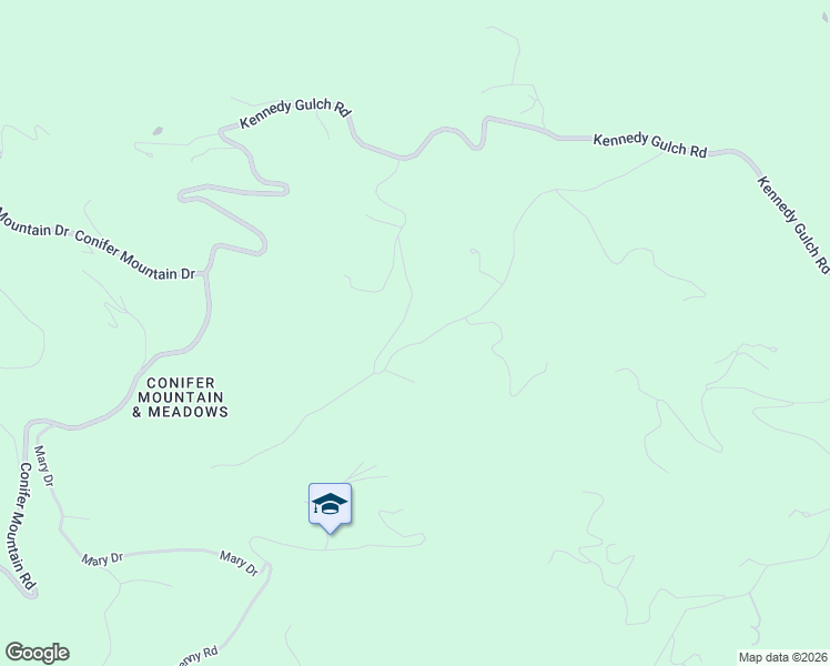 map of restaurants, bars, coffee shops, grocery stores, and more near 11182 Barney Gulch Road in Conifer