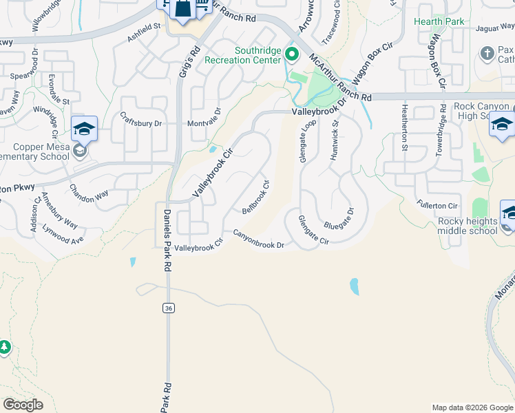 map of restaurants, bars, coffee shops, grocery stores, and more near 10992 Bellbrook Circle in Littleton