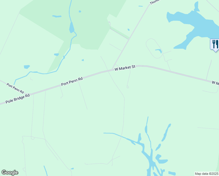 map of restaurants, bars, coffee shops, grocery stores, and more near 936 Port Penn Road in Middletown