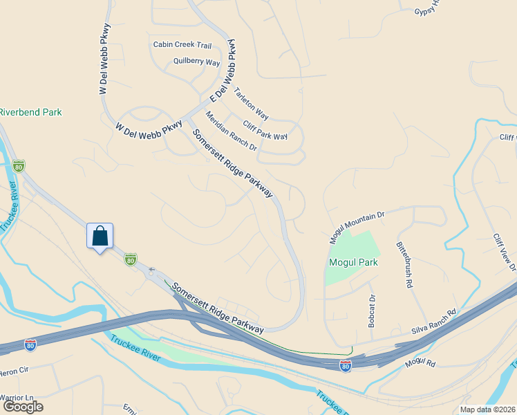 map of restaurants, bars, coffee shops, grocery stores, and more near 1080 Callaway Trail in Reno