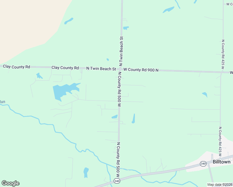 map of restaurants, bars, coffee shops, grocery stores, and more near 8859 North County Road 500 West in Brazil