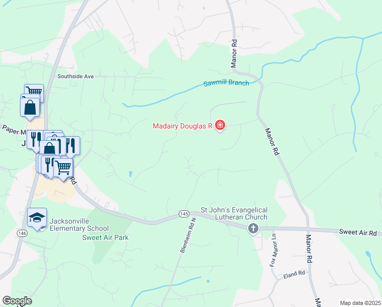 map of restaurants, bars, coffee shops, grocery stores, and more near 14214 Sawmill Court in Phoenix