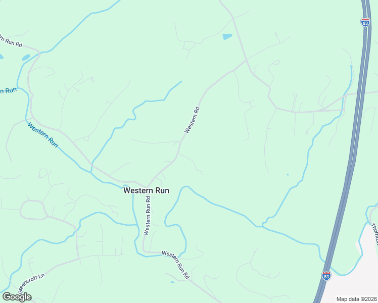 map of restaurants, bars, coffee shops, grocery stores, and more near 14490 Western Road in Cockeysville