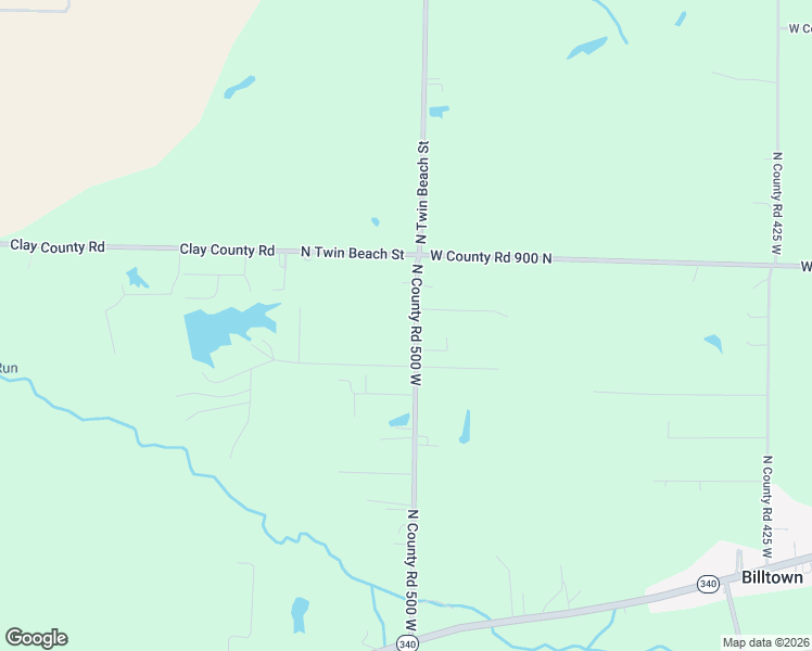 map of restaurants, bars, coffee shops, grocery stores, and more near 8859 N County Road 500 West in Brazil