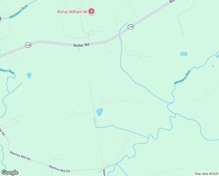 map of restaurants, bars, coffee shops, grocery stores, and more near 14305 Green Road in Reisterstown