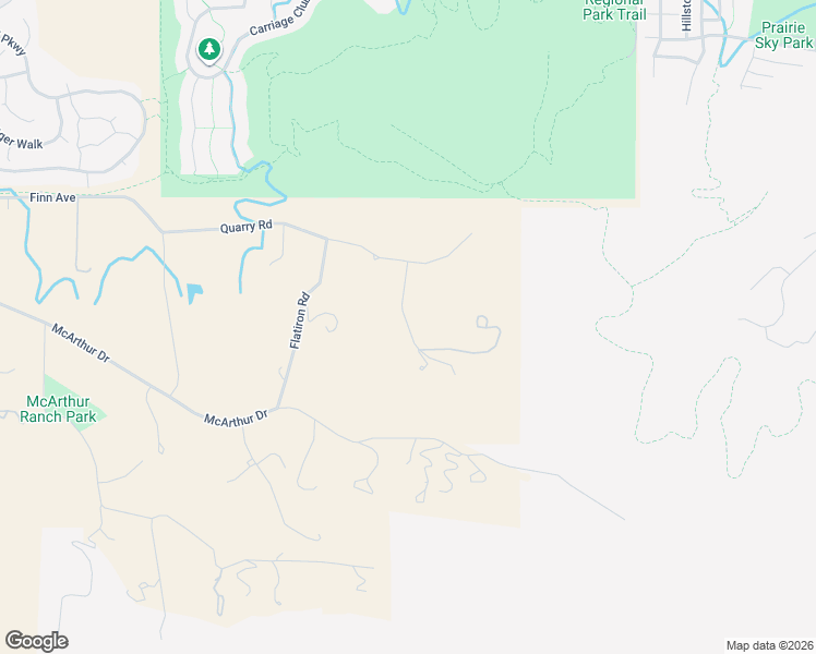 map of restaurants, bars, coffee shops, grocery stores, and more near Highland View Court in Douglas County