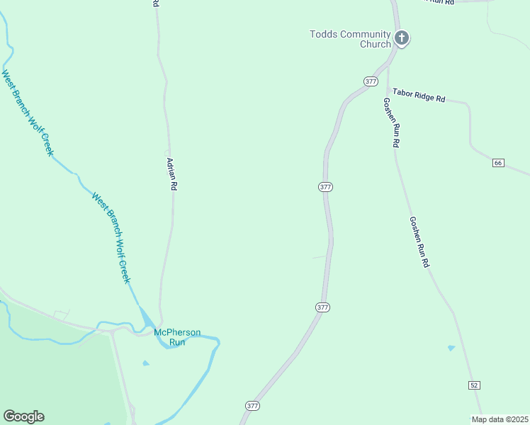 map of restaurants, bars, coffee shops, grocery stores, and more near 5525 Ohio 377 in Chesterhill