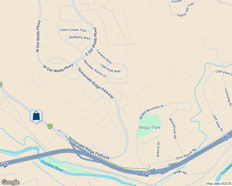 map of restaurants, bars, coffee shops, grocery stores, and more near 9098 Kenton Trail in Reno