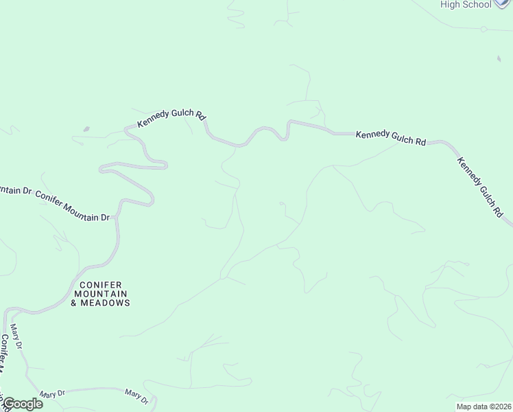 map of restaurants, bars, coffee shops, grocery stores, and more near 10902 Barney Gulch Road in Conifer