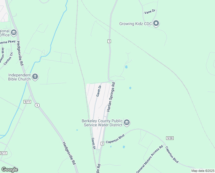 map of restaurants, bars, coffee shops, grocery stores, and more near 31 Gail Drive in Martinsburg
