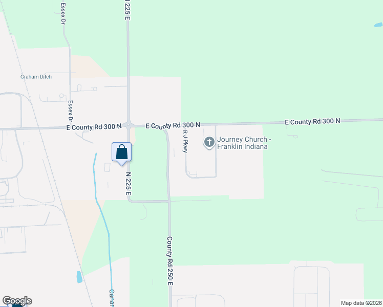 map of restaurants, bars, coffee shops, grocery stores, and more near 3055 R J Parkway in Franklin