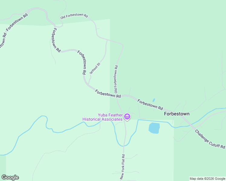 map of restaurants, bars, coffee shops, grocery stores, and more near 19175 New York Flat Road in Forbestown