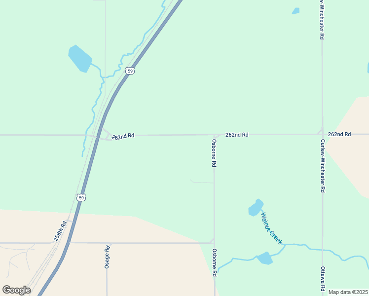 map of restaurants, bars, coffee shops, grocery stores, and more near 262nd Road in Atchison