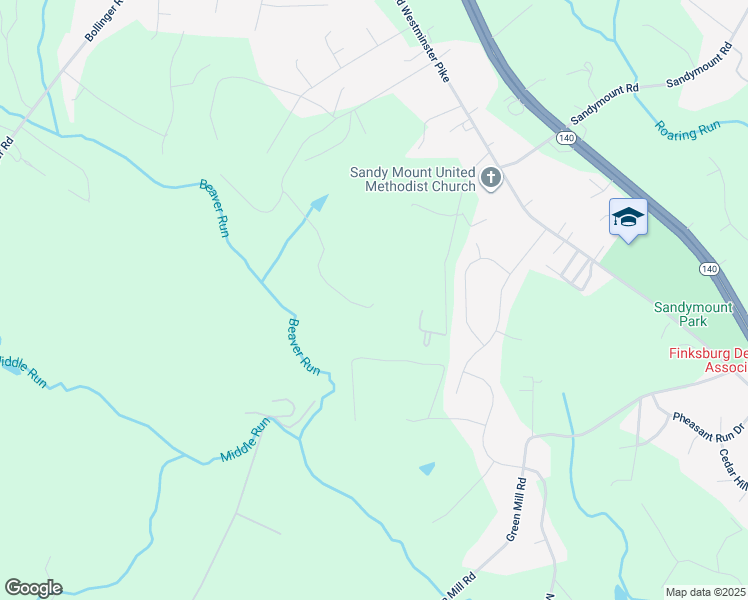 map of restaurants, bars, coffee shops, grocery stores, and more near 1955 Valhalla Drive in Finksburg