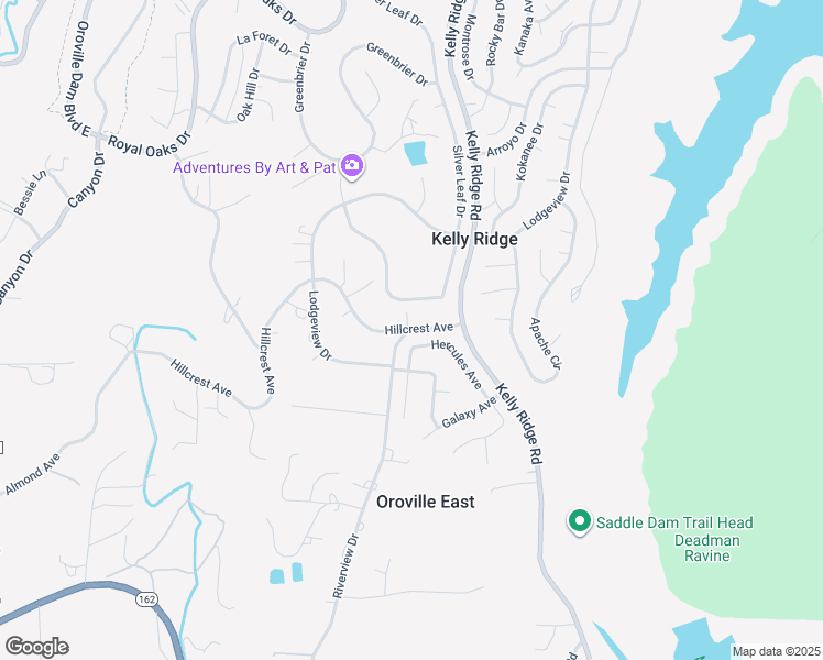map of restaurants, bars, coffee shops, grocery stores, and more near 0 Riverview Drive in Oroville