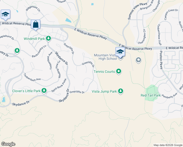 map of restaurants, bars, coffee shops, grocery stores, and more near 1523 Red Sun Way in Littleton
