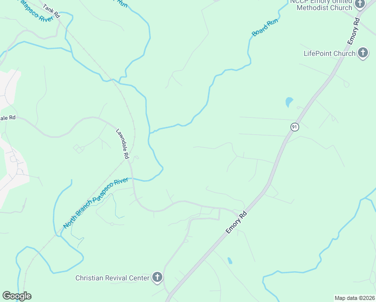 map of restaurants, bars, coffee shops, grocery stores, and more near 3665 Southglenn Drive in Reisterstown