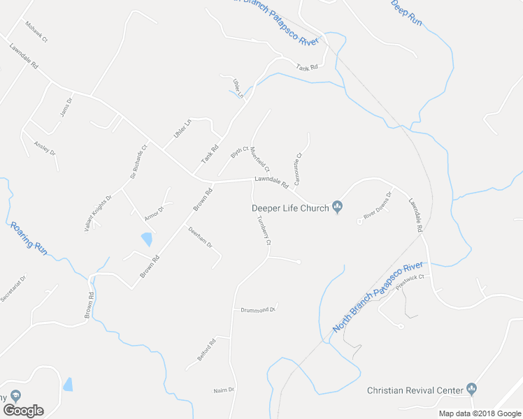 map of restaurants, bars, coffee shops, grocery stores, and more near 1905 Turnberry Court in Finksburg