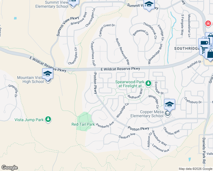 map of restaurants, bars, coffee shops, grocery stores, and more near 10763 Riverbrook Circle in Littleton