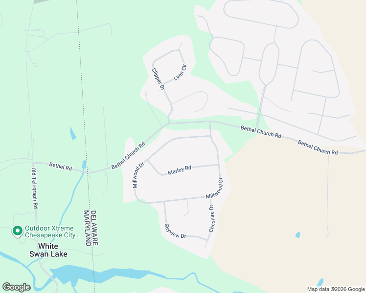 map of restaurants, bars, coffee shops, grocery stores, and more near 59 Millwood Drive in Middletown