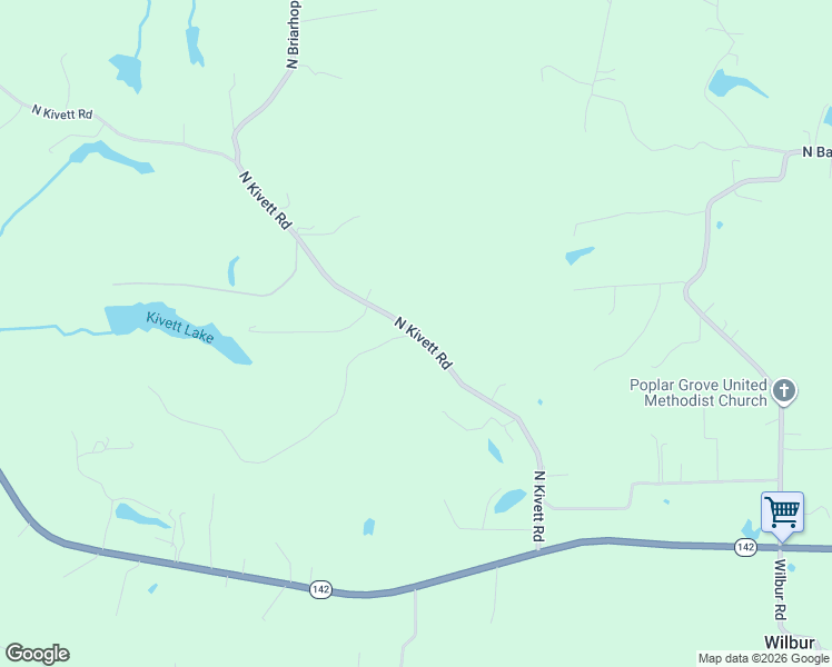 map of restaurants, bars, coffee shops, grocery stores, and more near 6470-6496 North Kivett Road in Monrovia