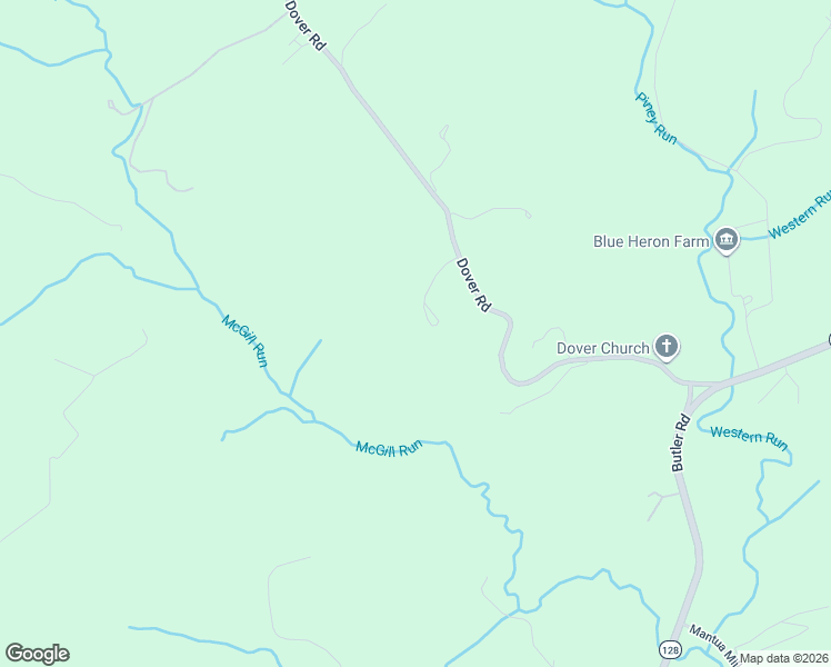 map of restaurants, bars, coffee shops, grocery stores, and more near 14606 Dover Road in Reisterstown