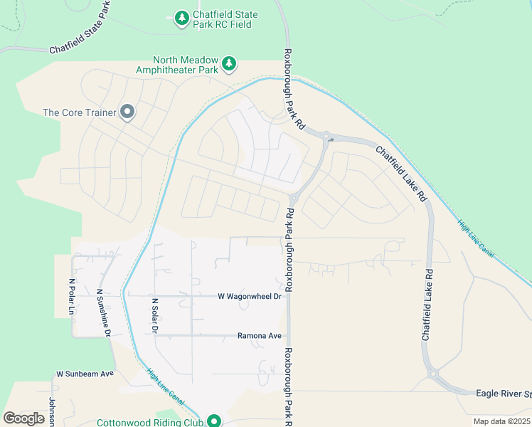 map of restaurants, bars, coffee shops, grocery stores, and more near 11076 Star Fall Street in Littleton