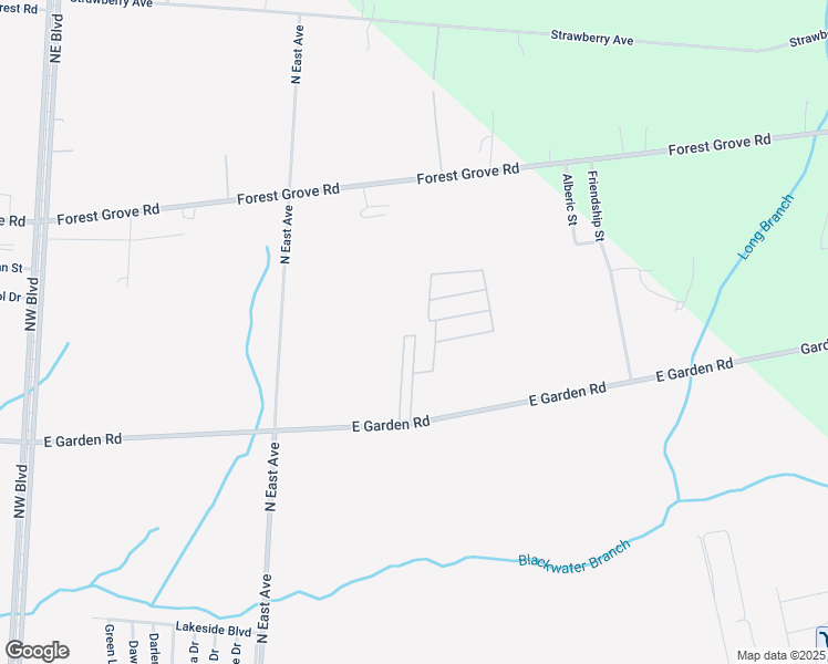 map of restaurants, bars, coffee shops, grocery stores, and more near 768 East Garden Road in Vineland