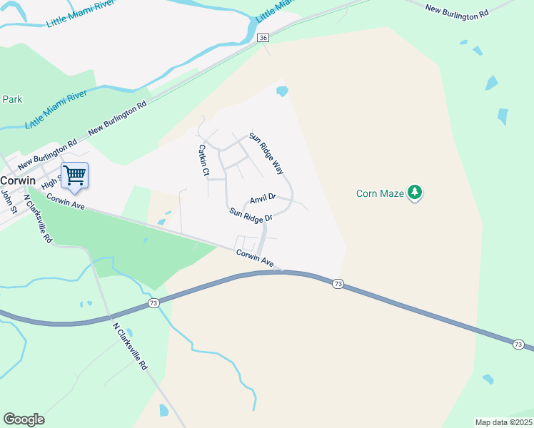 map of restaurants, bars, coffee shops, grocery stores, and more near 6864 Sun Ridge Drive in Waynesville