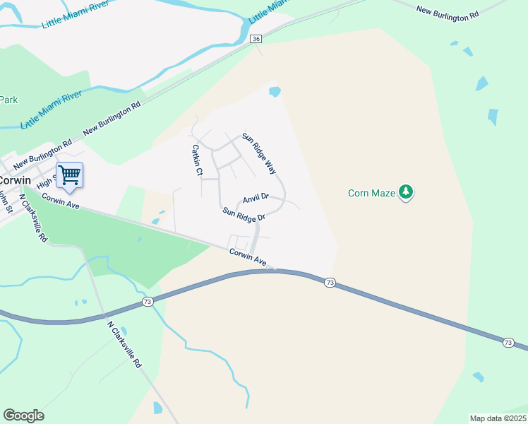 map of restaurants, bars, coffee shops, grocery stores, and more near 6864 Sun Ridge Drive in Waynesville