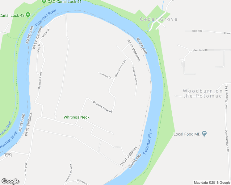 map of restaurants, bars, coffee shops, grocery stores, and more near 2980 Whitings Neck Road in Martinsburg