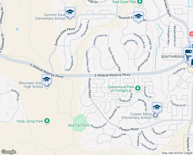 map of restaurants, bars, coffee shops, grocery stores, and more near 10593 Wildhurst Circle in Littleton