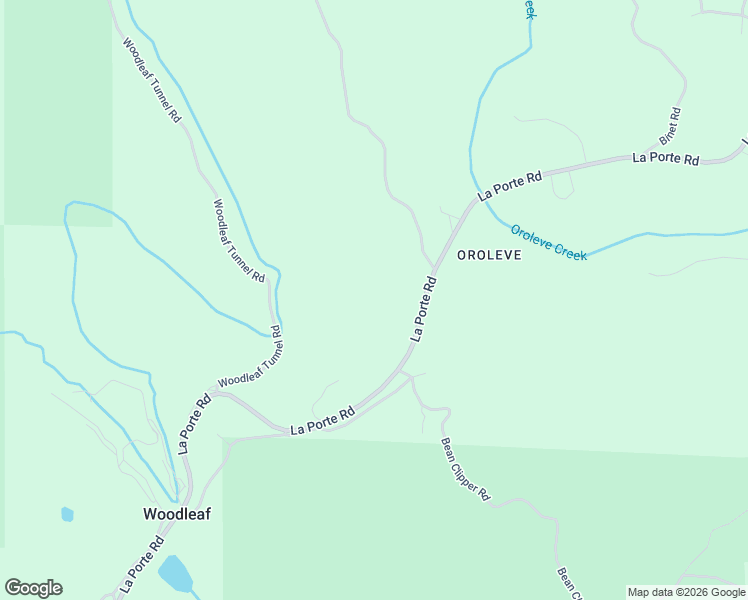 map of restaurants, bars, coffee shops, grocery stores, and more near 11605 La Porte Road in Butte County