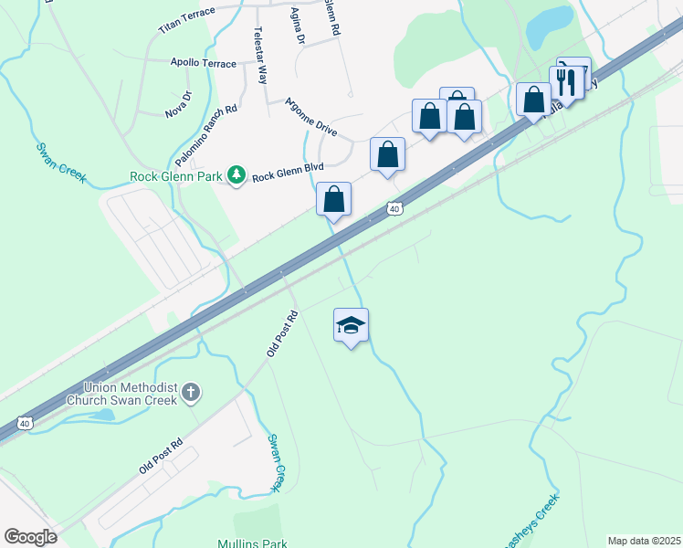 map of restaurants, bars, coffee shops, grocery stores, and more near 2213 Williams Drive in Havre de Grace