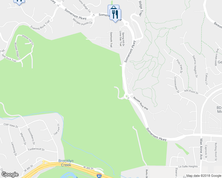 map of restaurants, bars, coffee shops, grocery stores, and more near 1495 River Hill Way in Reno