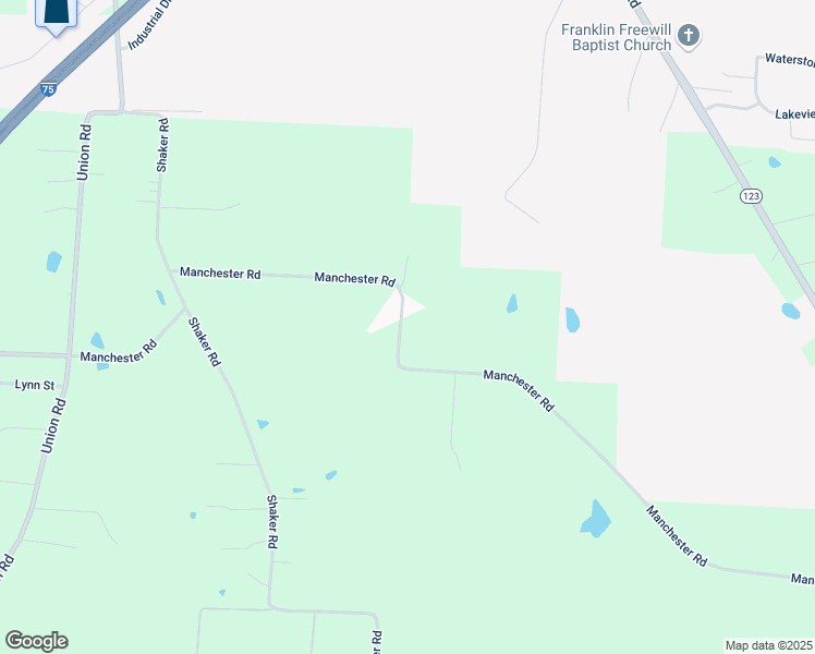 map of restaurants, bars, coffee shops, grocery stores, and more near 4938 Manchester Road in Franklin