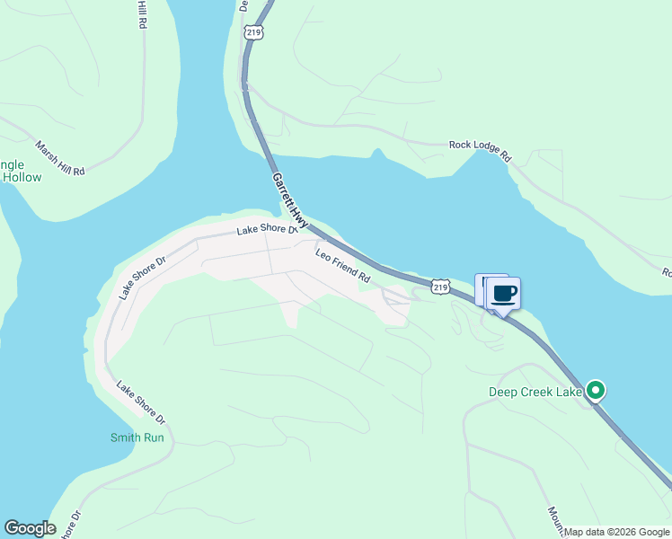 map of restaurants, bars, coffee shops, grocery stores, and more near 127 Leo Friend Road in Oakland