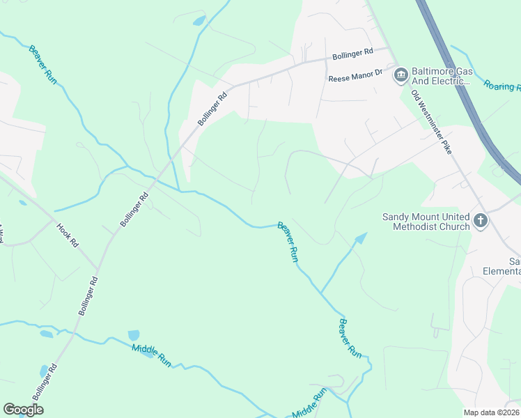 map of restaurants, bars, coffee shops, grocery stores, and more near 1503 Dulany Road in Finksburg