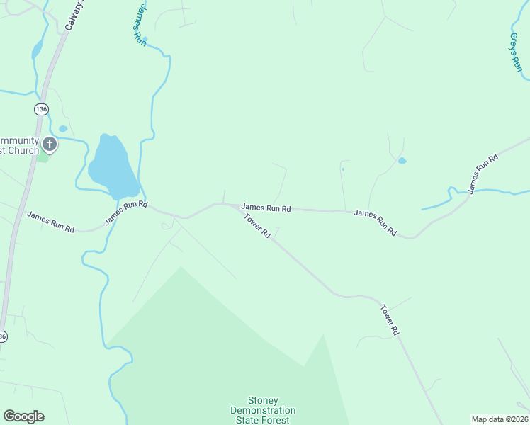 map of restaurants, bars, coffee shops, grocery stores, and more near 3109 James Run Road in Aberdeen