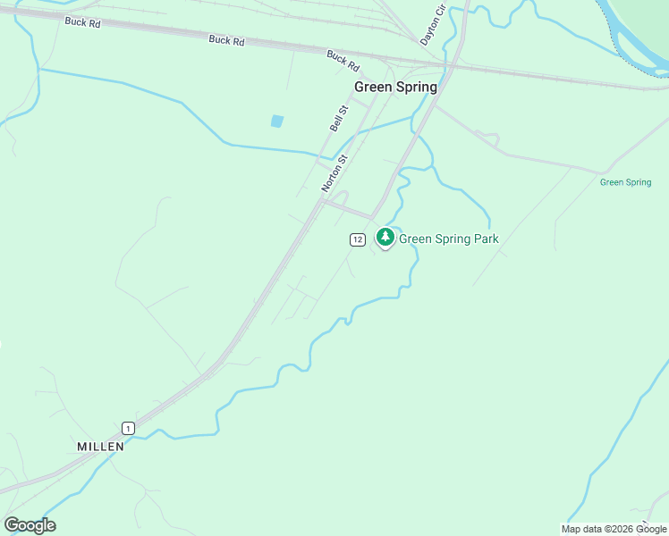 map of restaurants, bars, coffee shops, grocery stores, and more near 156 Old County Road in Green Spring