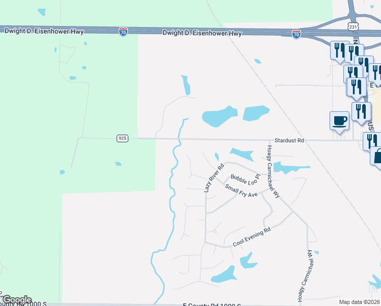 map of restaurants, bars, coffee shops, grocery stores, and more near 246 Ole Rocking Chair Way in Cloverdale